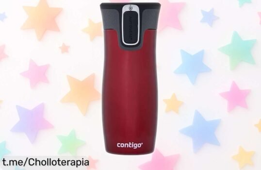 Increíble vaso unisex Contigo Westloop que mantiene tus bebidas perfectas y aguanta todo el día, ¡un ofertón a precio tirado que no puedes dejar pasar!