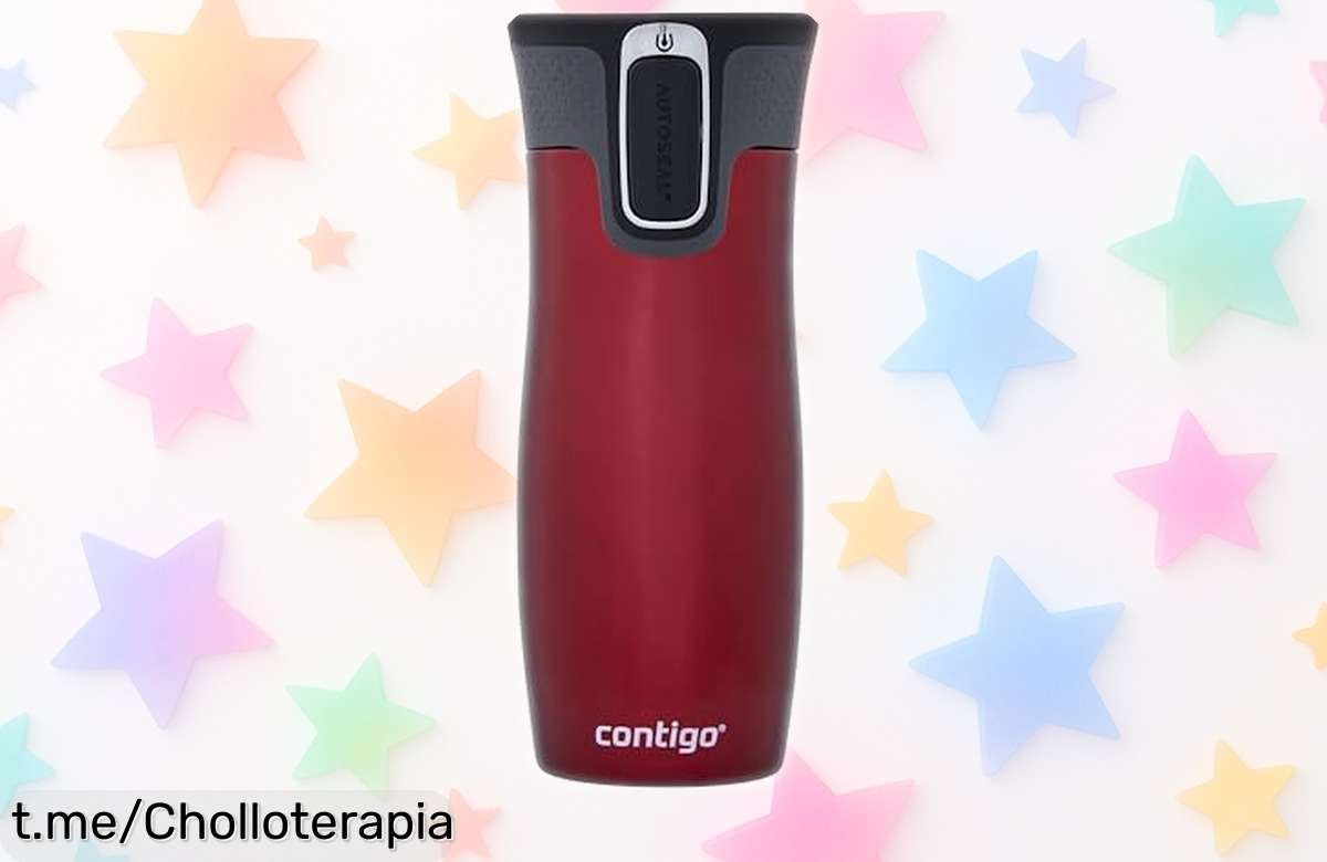 Increíble vaso unisex Contigo Westloop que mantiene tus bebidas perfectas y aguanta todo el día, ¡un ofertón a precio tirado que no puedes dejar pasar!