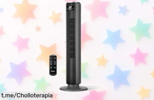 Increíble ventilador de torre LEVOIT súper silencioso para dormir mejor, con mando a distancia y ahorro de luz en un ofertón que no querrás dejar escapar.