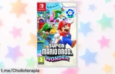 Increíble videojuego Super Mario Bros. Wonder para Nintendo Switch, disfruta con 12 personajes y 7 mundos de pura diversión; ¡aprovéchalo, esto está regalado!