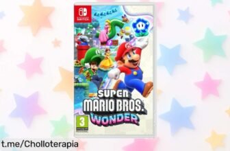 Increíble videojuego Super Mario Bros. Wonder para Nintendo Switch, disfruta con 12 personajes y 7 mundos de pura diversión; ¡aprovéchalo, esto está regalado!