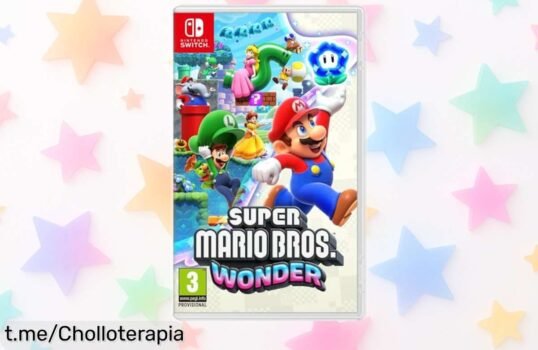 Increíble videojuego Super Mario Bros. Wonder para Nintendo Switch, disfruta con 12 personajes y 7 mundos de pura diversión; ¡aprovéchalo, esto está regalado!