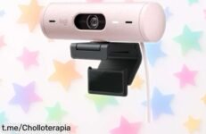 Increíble webcam Logitech Brio 500 HD con ajuste automático y micrófonos anti-ruido, ahora a un precio loco que no podrás dejar escapar. ¡Conéctate al mundo ya!