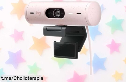 Increíble webcam Logitech Brio 500 HD con ajuste automático y micrófonos anti-ruido, ahora a un precio loco que no podrás dejar escapar. ¡Conéctate al mundo ya!