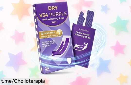 Increíbles 28 tiras blanqueadoras dentales que eliminan manchas en 14 días; aprovecha este ofertón y sonríe con confianza ya mismo.