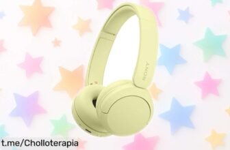 Increíbles auriculares Bluetooth Sony WHCH520, hasta 50 horas de música y llamadas claras. Aprovecha este super chollo para no parar de disfrutar tu sonido favorito.
