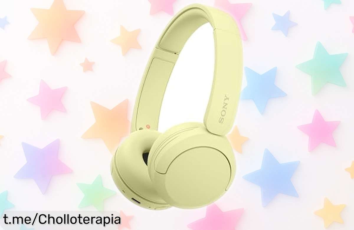 Increíbles auriculares Bluetooth Sony WHCH520, hasta 50 horas de música y llamadas claras. Aprovecha este super chollo para no parar de disfrutar tu sonido favorito.
