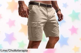 Increíbles bermudas multibolsillos súper resistentes que lo aguantan todo, este ofertón está tirado de precio y no puedes dejarlo escapar; ¡perfectas para tus aventuras al aire libre!