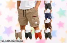 Increíbles pantalones cortos cargo para hombre: Maximizan tu estilo y organización, ¡aprovéchalos ahora que este ofertón no se repite!