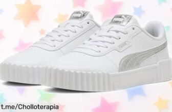 Increíbles zapatillas Puma Carina 3.0 para mujer a precio de ganga, con estilo fabuloso que te hará sentir única y lista para cualquier aventura. ¡No dejes pasar esta super oferta!