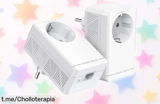 Kit Powerline MERCUSYS MP500P: Conecta tu hogar a internet sin líos, ideal para streaming 4K y gaming; aprovecha este ofertón que no volverá a repetirse. ¡Consíguelo ya!