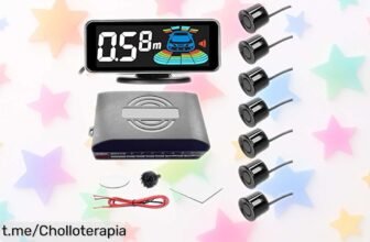 Kit de sensores de aparcamiento Shkalacar con 8 unidades, mejor precio que nunca para cuidar tu coche, ¡no te lo pierdas o tendrás un gran cabreo!