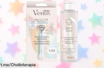 La increíble máquina de depilar Venus Intima de Gillette, un pack completísimo a precio tirado que hará que te sientas fabulosa y lista para cualquier ocasión. ¡No lo dejes escapar!