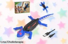 Lagarto teledirigido Gecko Radio Control que escala paredes y techos, diversión nocturna con LEDs rojos ¡Vivencias emocionantes para los peques al mejor precio!