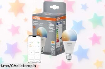 Lámpara LED inteligente OSRAM SMART+ a un precio loco: regula su luz desde el móvil o con voz y transforma tu espacio diario. ¡Cómprala ya antes de que se acabe esta peazo oferta!