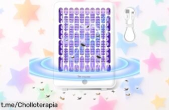 Lámpara antimosquitos Palone con luz UV y triple red, ¡un ofertón que no puedes dejar escapar y que hará de tus noches un espacio libre de zancudos!