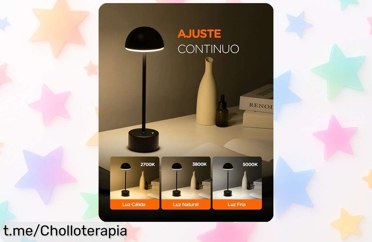 Lámpara de escritorio Tomons con luz LED tactil, super chollo que dará vida a tu espacio ¡Aprovecha esta oportunidad única y transforma tu mesa en el rincón de tus sueños!