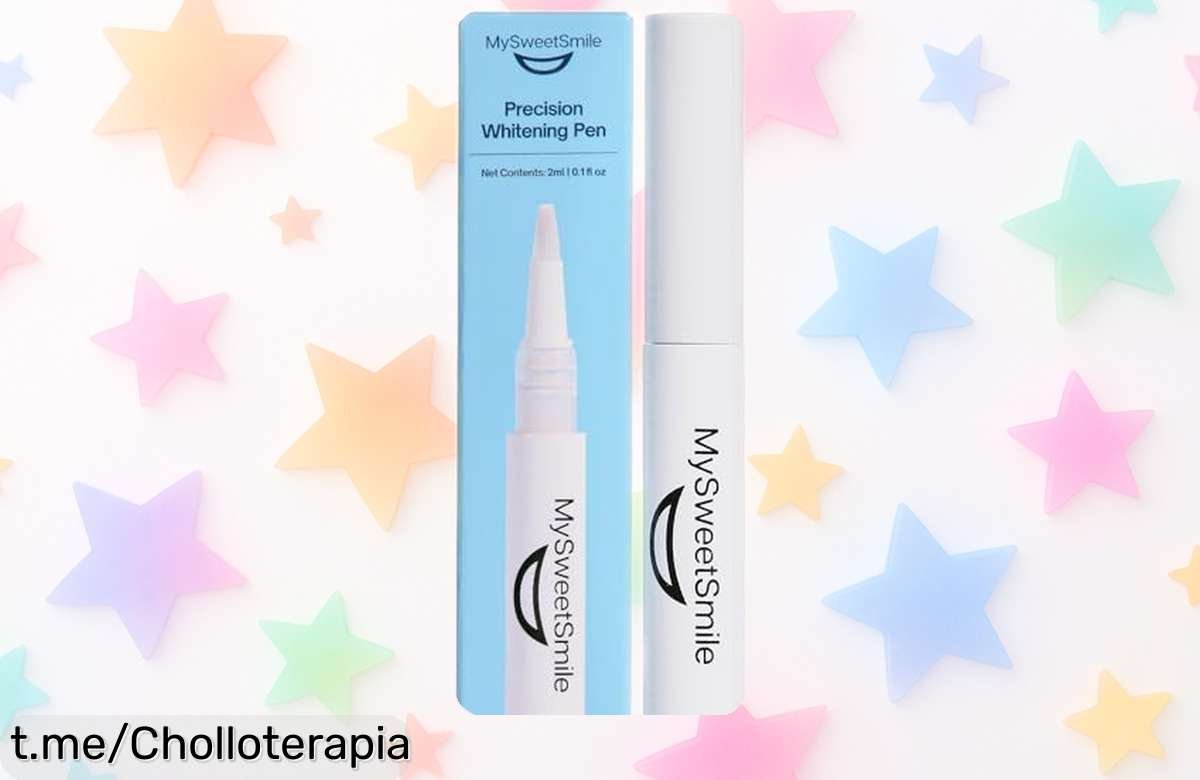 Lápiz blanqueador dental MySweetSmile: sonrisa brillante en solo 10 minutos y sabor a menta, ¡no pierdas esta locura de precio que transforma tu día!
