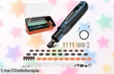 Lápiz eléctrico fabuloso para grabar, taladrar y cortar: 96 cabezales, batería USB y potencia ajustable a precio de ganga. ¡No te pierdas esta oferta que está que arde!