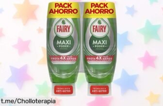 Lavavajillas líquido Fairy Maxi Poder de 900 ml, oferta tremenda que te deja sin restos y con un precio tan bajo que no lo vas a poder creer. ¡Hazlo tuyo ya!