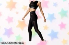Leggings deportivos de malla lateral Riou para mujer, precio loco por un básico que realza tu figura y te anima a moverte. ¡No dejes pasar esta oportunidad única!