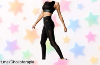 Leggings deportivos de malla lateral Riou para mujer, precio loco por un básico que realza tu figura y te anima a moverte. ¡No dejes pasar esta oportunidad única!