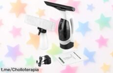 Limpia cristales eléctrico GAVATECH WC01 que hará brillar tus ventanas con esfuerzo cero, ahora a un precio deslumbrante que no puedes dejar pasar. ¡Hazlo tuyo ya!