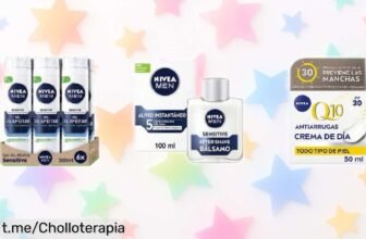 Llévate 2 productos Nivea de cuidado personal y paga solo el 50% por la segunda unidad, ¡no dejes pasar esta oferta increíble que cuidará tu piel!