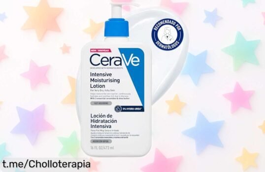 Loción hidratante intensiva CeraVe para piel muy seca: ¡72 horas de hidratación profunda y calma al instante a un precio loco que no puedes dejar pasar!