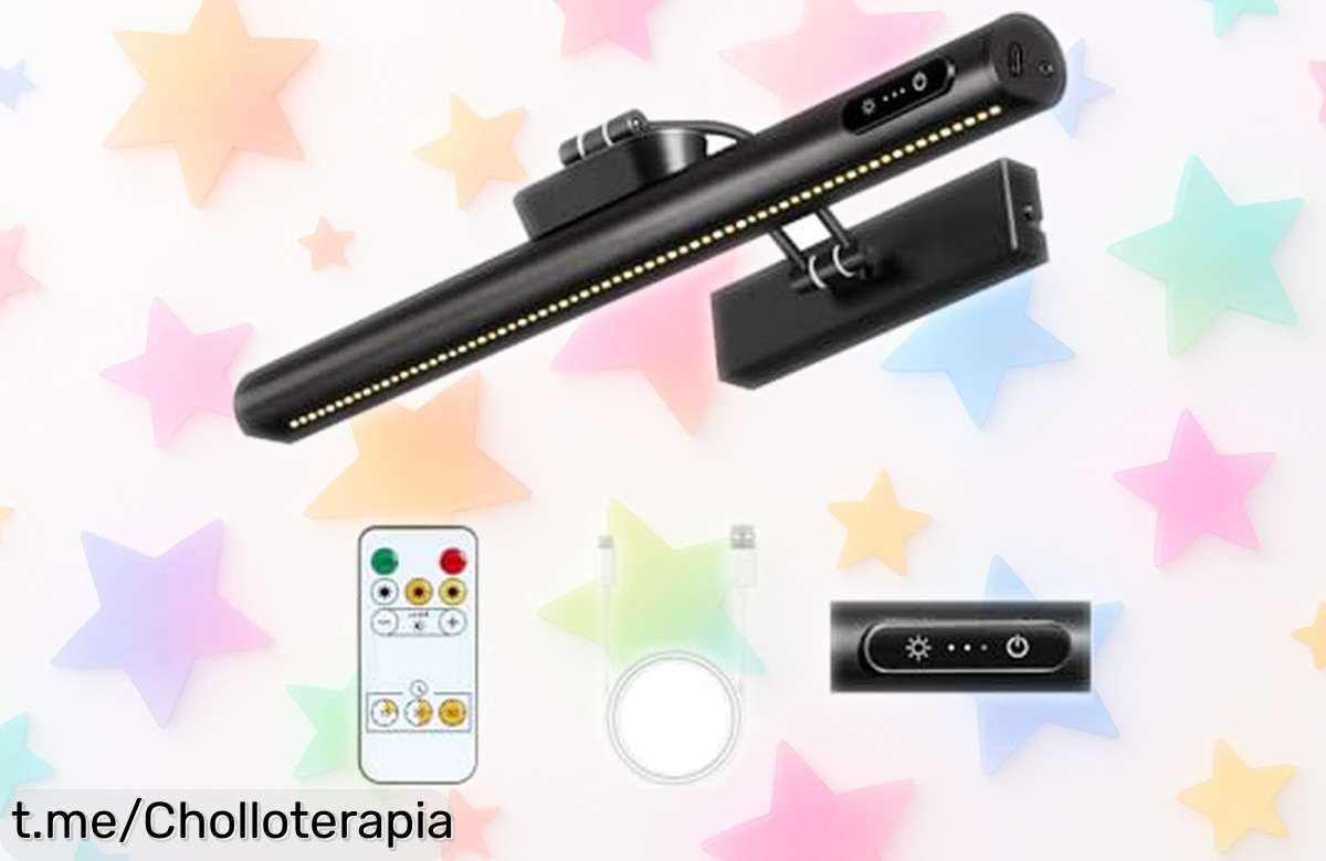 Luz recargable OUTON para cuadros: iluminación espectacular, colores regulables y batería infinita. ¡No dejes escapar este ofertón alucinante que iluminará tu hogar!