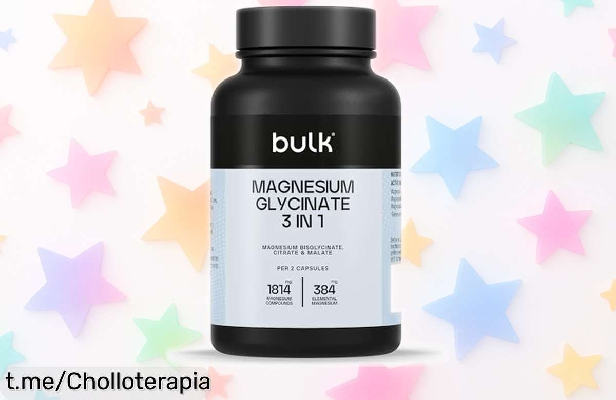 Magnesio 3 en 1 Bulk: Chollazo de comprimidos que recargan tu energía y ayudan a tus músculos, ¡no dejes escapar este precio tiradísimo!