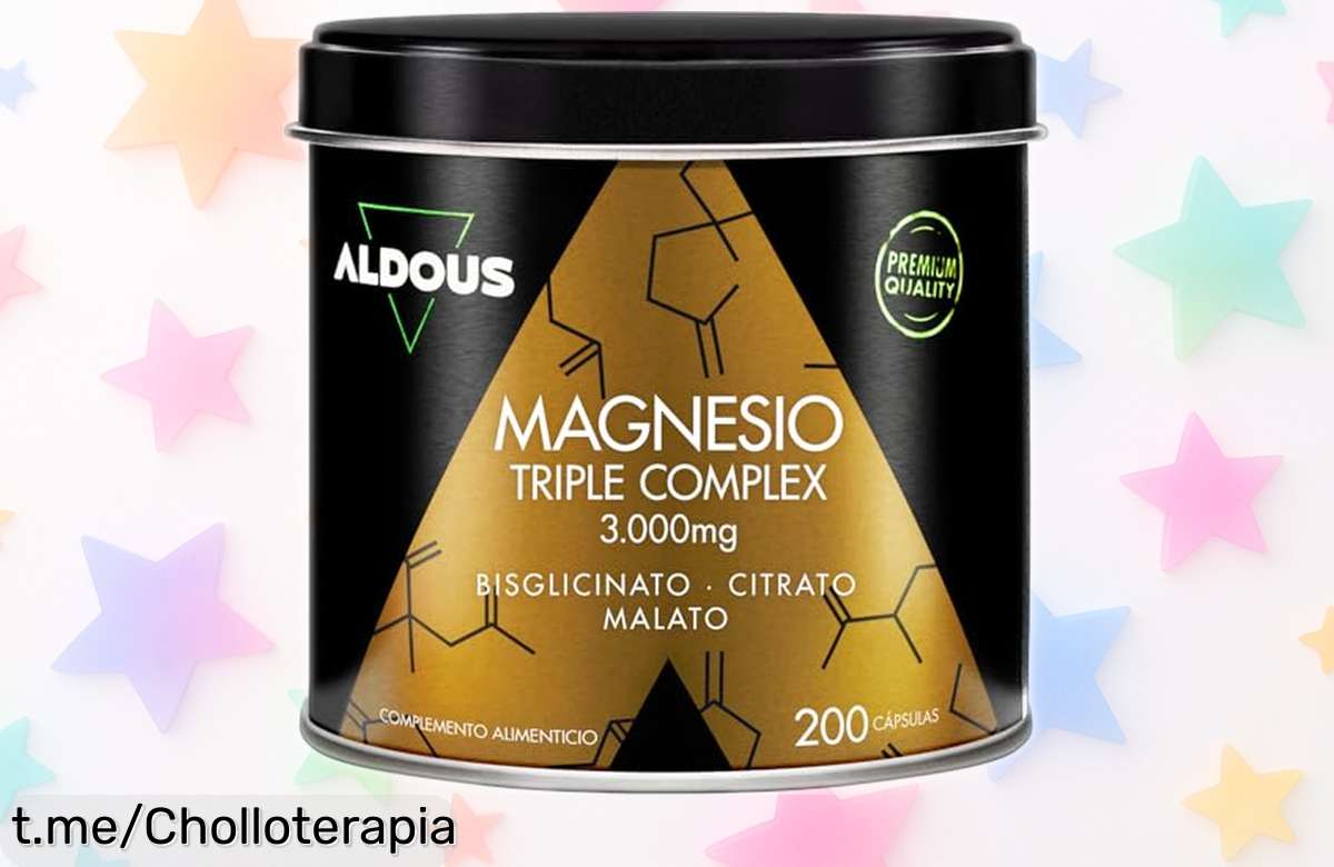 Magnesio Complex de Aldous: ¡la fórmula energética que esperabas está a un precio brutal! Potencia tu descanso y olvida los calambres, no te lo pierdas.