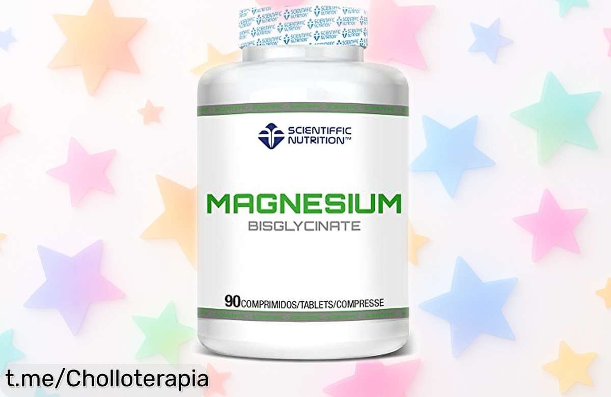 Magnesio bisglicinato de Scientiffic Nutrition para energía y bienestar óseo, ¡aprovéchalo ya con un precio que te dejará sorprendido!