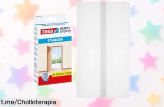 Malla para puertas tesa TE556790002003: montaje fácil y a medida, ¡aprovecha este chollo que te otorga aire fresco sin insectos en casa!