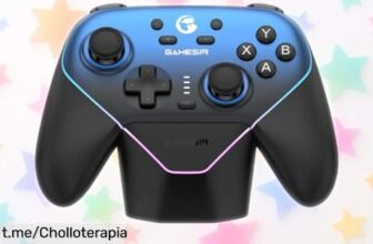 Mando inalámbrico GameSir Super Nova con gatillos ajustables y luces RGB: ¡oferta loca que no querrás perderte para jugar al máximo sin cables!