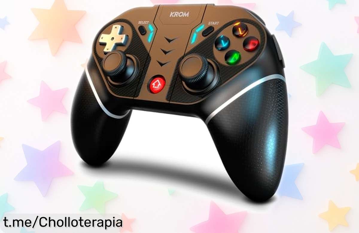 Mando inalámbrico Krom Kexal con Bluetooth 5.0, el ofertón increíble que te hará vivir cada partida como nunca antes, ¡aprovéchalo ya y no quedes fuera de la acción!