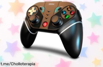Mando inalámbrico Krom Kexal para jugar donde quieras, a un precio de locura que no se ve todos los días; ¡hazte con el tuyo y siente la adrenalina al máximo!