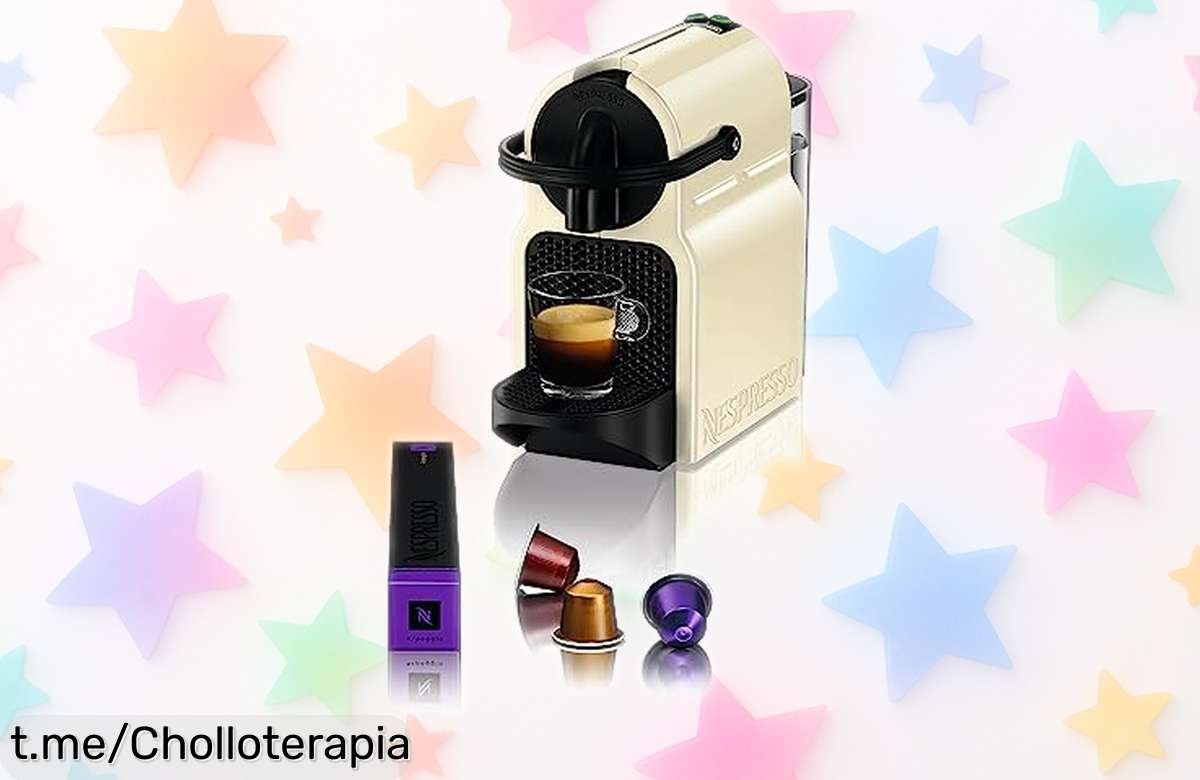 Maravillosa cafetera monodosis Nespresso De’Longhi Inissia EN80.CW te prepara un café delicioso en solo 25 segundos a un precio regalado; empieza tus mañanas con energía ¡no dejes escapar esta oferta!