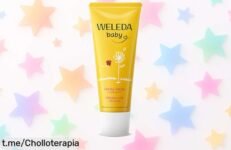 Maravillosa crema facial de caléndula Weleda para bebé; súper oferta que protege su piel sensible y la deja suave como un abrazo, ¡aprovéchala antes de que vuelvan a subir el precio!