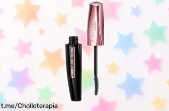 Más volumen y estilo para tus pestañas con la máscara Wonder’luxe Volume de Rimmel, un ofertón que te hará brillar. ¡No dejes escapar esta oportunidad increíble!