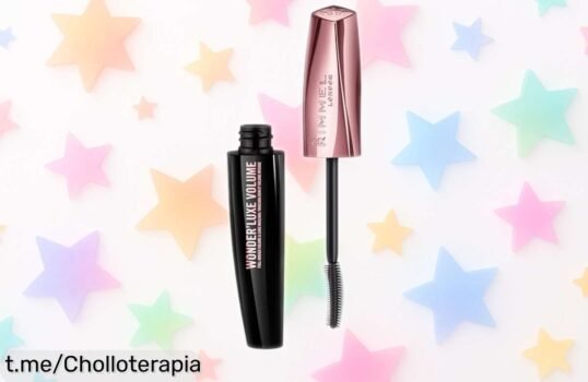 Más volumen y estilo para tus pestañas con la máscara Wonder’luxe Volume de Rimmel, un ofertón que te hará brillar. ¡No dejes escapar esta oportunidad increíble!