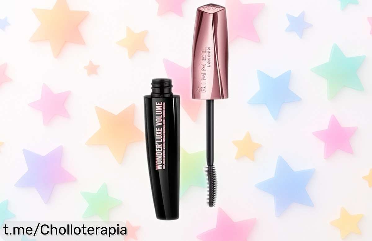 Más volumen y estilo para tus pestañas con la máscara Wonder’luxe Volume de Rimmel, un ofertón que te hará brillar. ¡No dejes escapar esta oportunidad increíble!