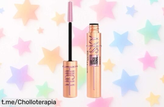 Máscara de pestañas Maybelline Sky High: volumen y brillo que deslumbra, ¡ahora a un precio increíble! Desliza tus ojos al estrellato con esta oferta.