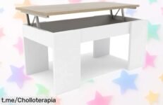 Mesa de centro elevable Dormidan MC4, el chollo que transforma tu comedor con su robustez ¡No dejes pasar este descuentazo y mejora tu hogar ya!