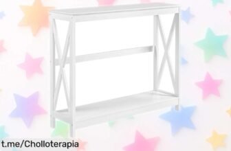 Mesa recibidor estrecha Yaheetech con diseño moderno a precio de ganga, ¡renueva tu entrada sin complicaciones y dale ese toque especial que merece!