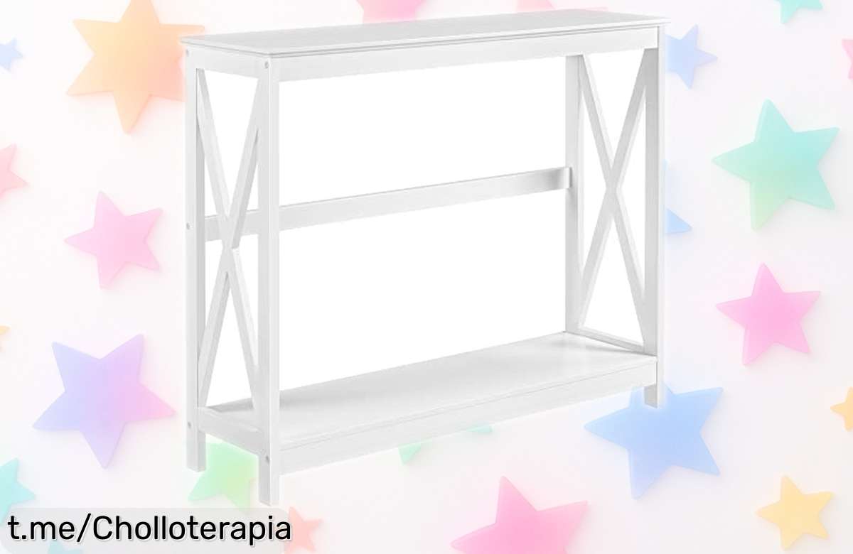 Mesa recibidor estrecha Yaheetech con diseño moderno a precio de ganga, ¡renueva tu entrada sin complicaciones y dale ese toque especial que merece!