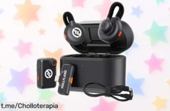 Micrófono inalámbrico Hollyland Lark M2S: El ofertón que estabas esperando para grabar sin líos y a lo grande, ideal para tus directos o vlogs. ¡Hazte con él ya antes de que se agote!