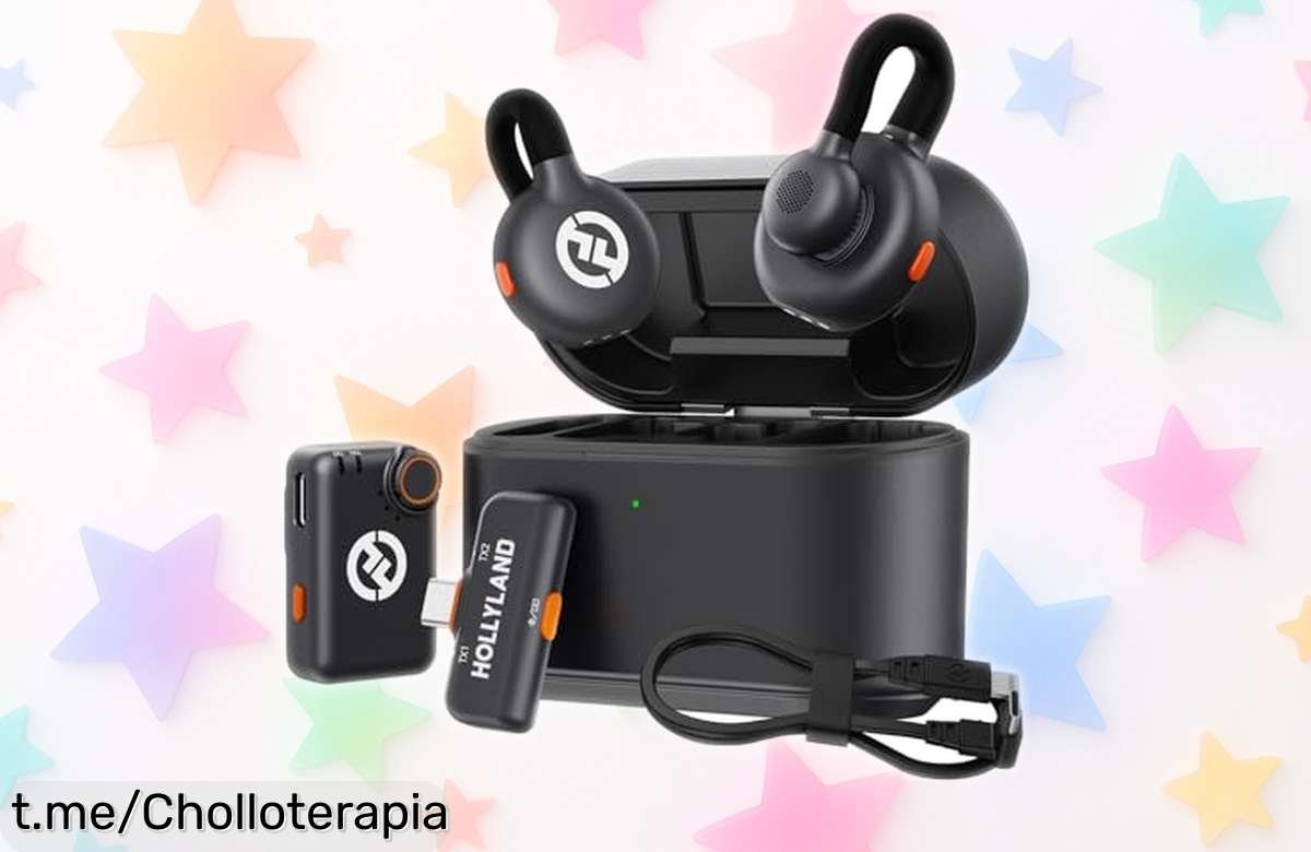 Micrófono inalámbrico Hollyland Lark M2S: El ofertón que estabas esperando para grabar sin líos y a lo grande, ideal para tus directos o vlogs. ¡Hazte con él ya antes de que se agote!