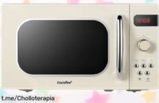 Microondas 2 en 1 Comfee con grill crujiente, ¡aprovecha esta oferta increíble y disfruta de comidas rápidas y deliciosas como nunca antes!
