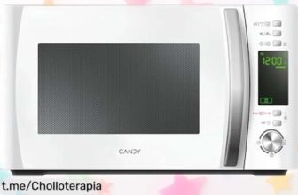 Microondas con grill Candy XRange CMXG20DW: un ofertón increíble para cocinar sin líos y disfrutar de más tiempo, ¡hazte con él antes que se agote!